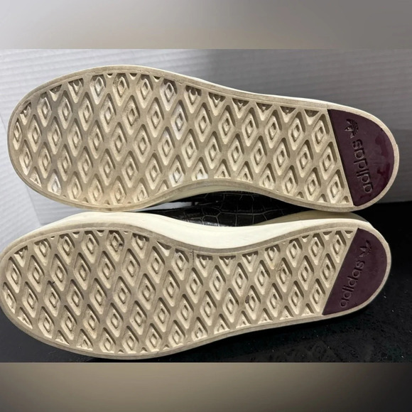 Adidas Originals Honey 2.0 Leather Suede high top  Maroon US8 croc print unique - Picture 6 of 8